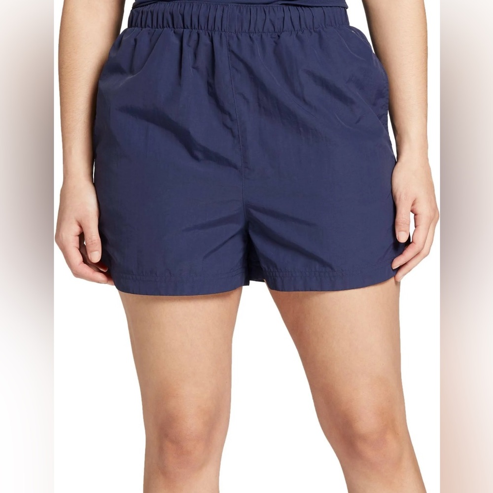 DSG Women’s Water Repellant Notched Woven Short - Inkspot Blue